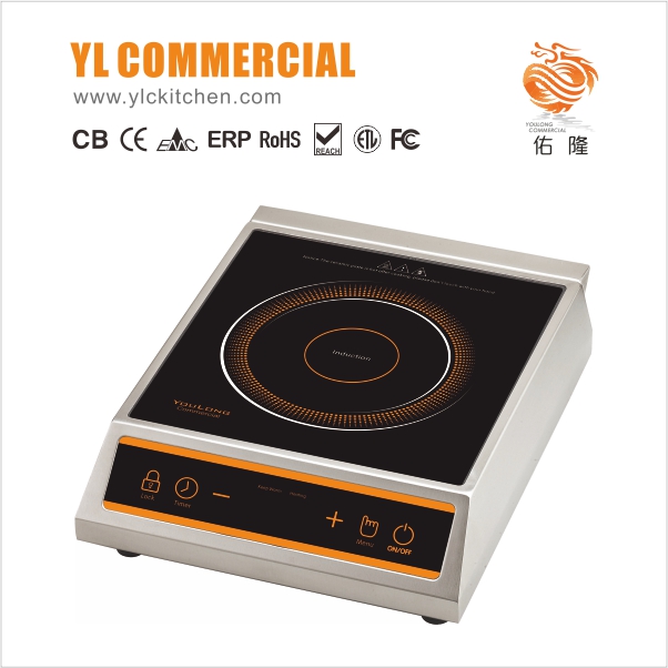 120V~1.8KW 230V~2.6KW Tabletop Commercial Induction Cooker Chafing Dish Catering Buffet Food Warmer C2602-B