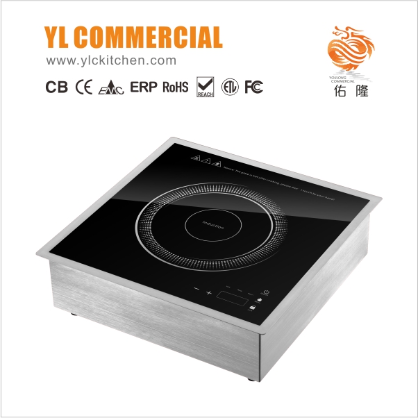 1.8KW 3.5KW 5KW Max Power Built-in Commercial Induction Cooker Catering Equipment C3501-ST1