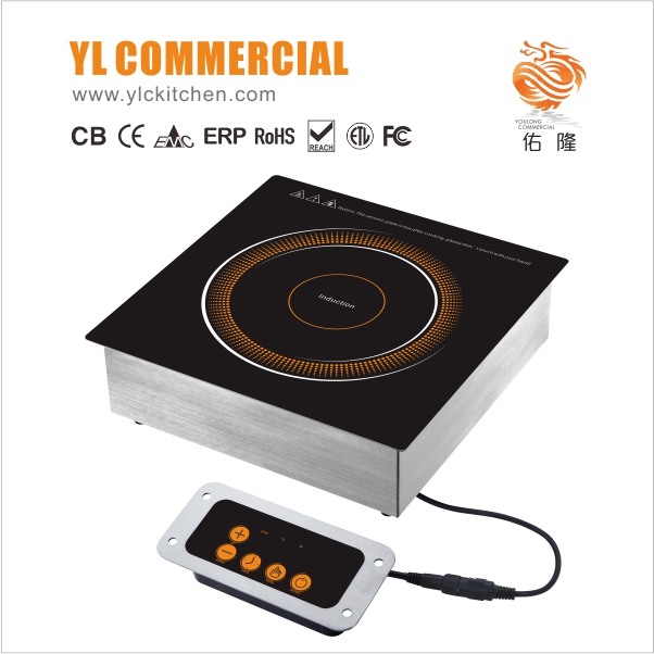 1.8KW 3.5KW 5KW Built-in Commercial Induction Hob Chafing Dish Catering Buffet Food Warmer Heavy Duty Kitchen Equipment C3501-ST2