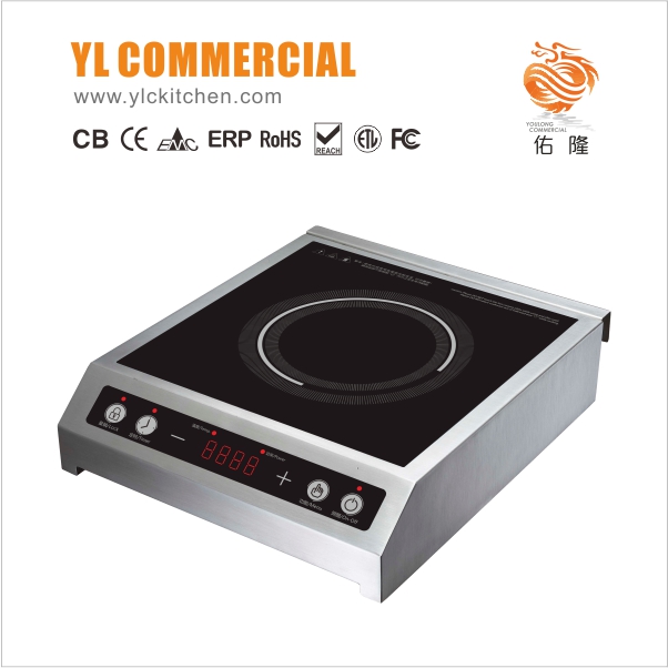 120V~1.8KW 230V~3.5KW Tabletop Commercial Induction Cooker Catering Equipment C3510-S