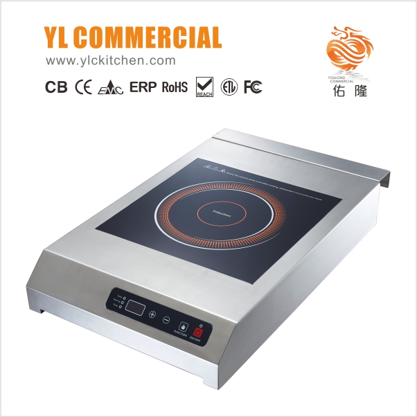 120V~1.8KW 230V~3.5KW Tabletop Commercial Induction Cooker Catering Equipment C3510-SL