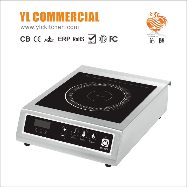 120V~1.8KW 230V~3.5KW Tabletop Commercial Induction Cooker Catering Equipment C3511-B