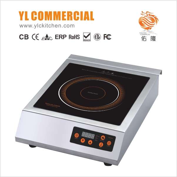 120V~1.8KW 230V~3.5KW Tabletop Commercial Induction Cooker Catering Equipment C3512-B