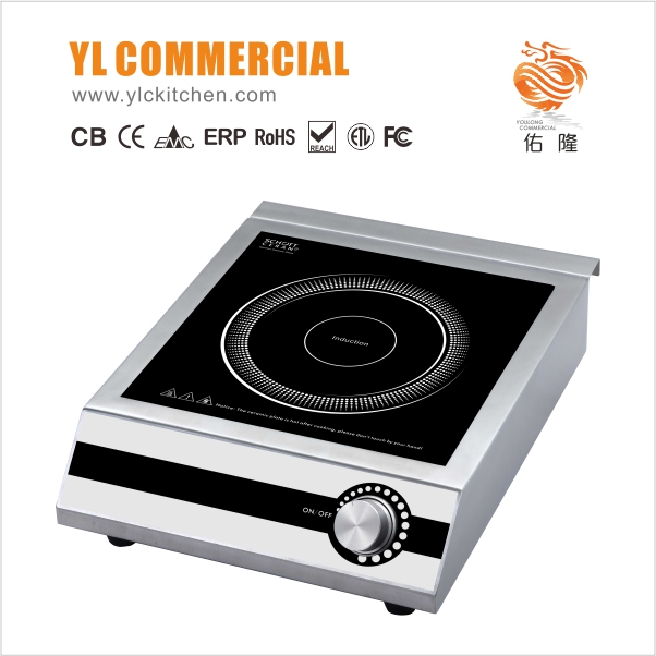 120V~1.8KW 230V~3.5KW Tabletop Commercial Induction Cooker Catering Equipment C3517-K