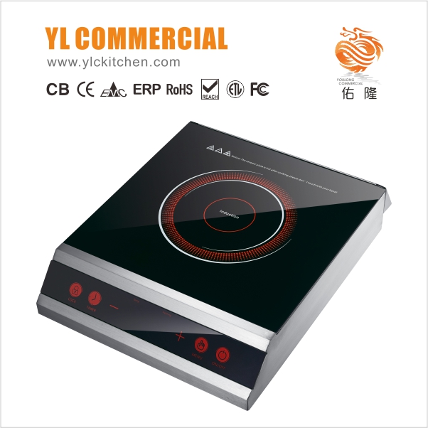 120V~1.8KW 230V~3.5KW Tabletop Commercial Induction Cooker Catering Equipment C3519-S