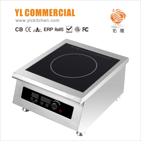 230V~5KW 380V~5KW Desktop Free Standing High Power Commercial Induction Cooker Industry Catering Equipment C5104-SK