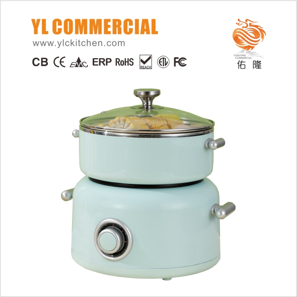 Multifunctional Electric Cooker Steamer Saucepan Hot Pot