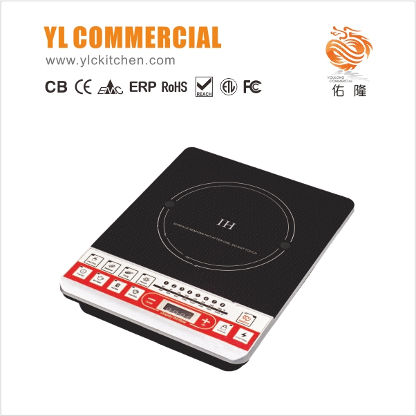 Homeuse Domestic Tabletop Portable Single Burner Plastic Outshell Press Control Induction Cooker