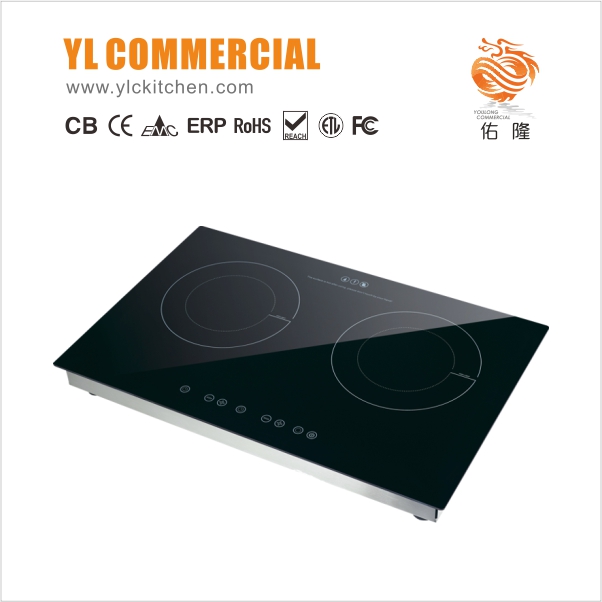 YLC-IC440 Built-in Vertical Double Burners Infrared Cooker